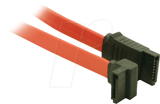 AK SATA 03 LG - Seriell-ATA Kabel, 30cm, gewinkelt