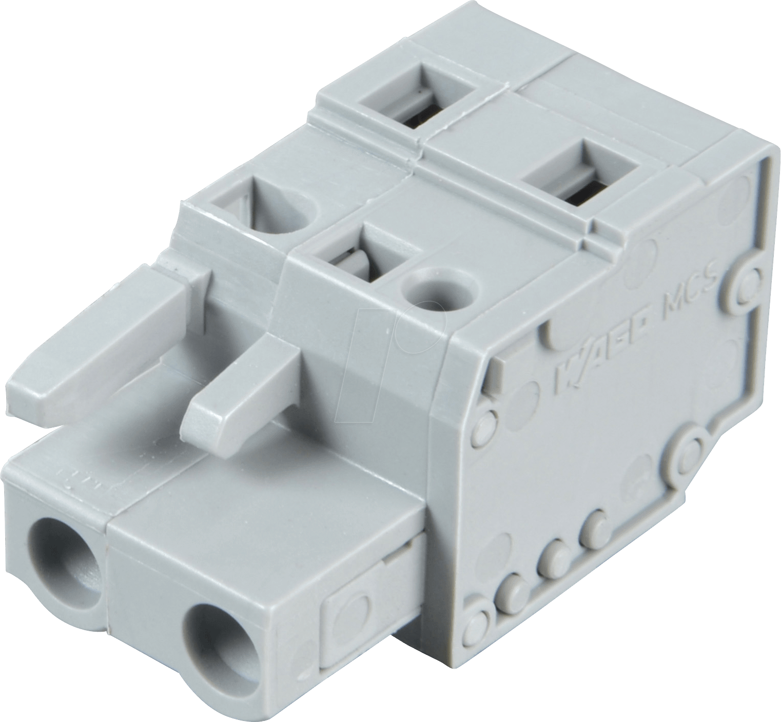 WAGO 231-202 - Federleiste 2-polig, RM 7,5 mm