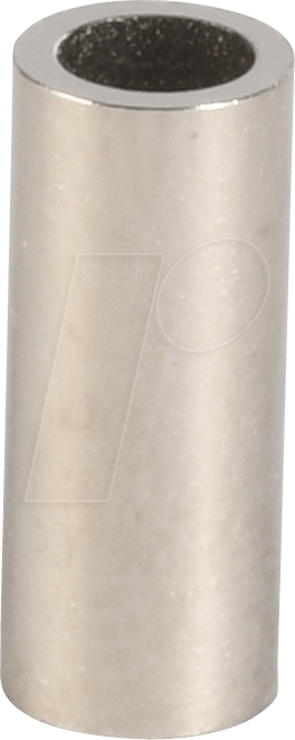 VT DKM 12MM - Distanzhülsen, Messing vernickelt, 12mm