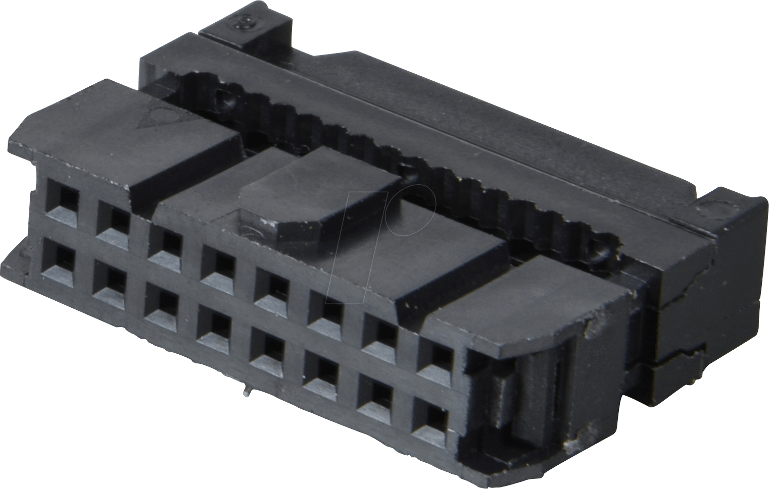 PFL 16 - Pfostenbuchse, 16-polig, mit Zugentlastung