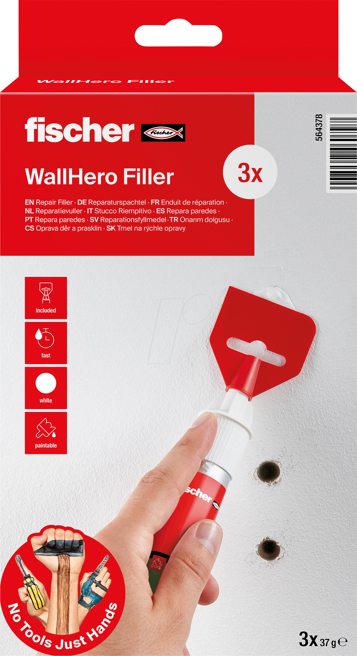 FD 564378 - GOW Multipack Reparaturspachtel 70ml, 3er Set