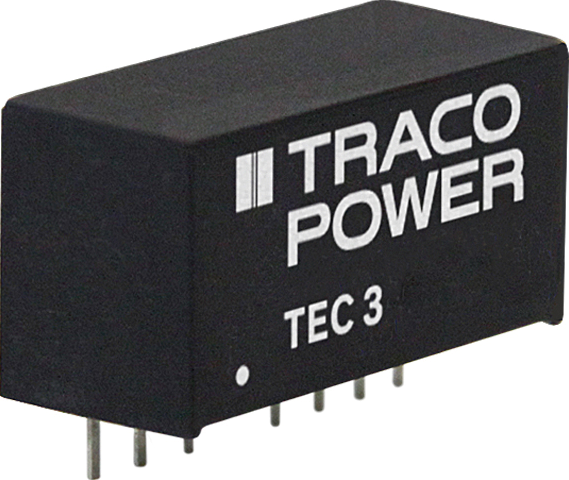 TEC 3-1211 - DC/DC-Wandler TEC 3, 3 W, 9-18/5,0 VDC, SIL-8