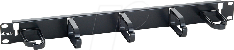 EQUIP 327311 - 19'' Kabelmanagement Panel, 5 Bügel, schwarz