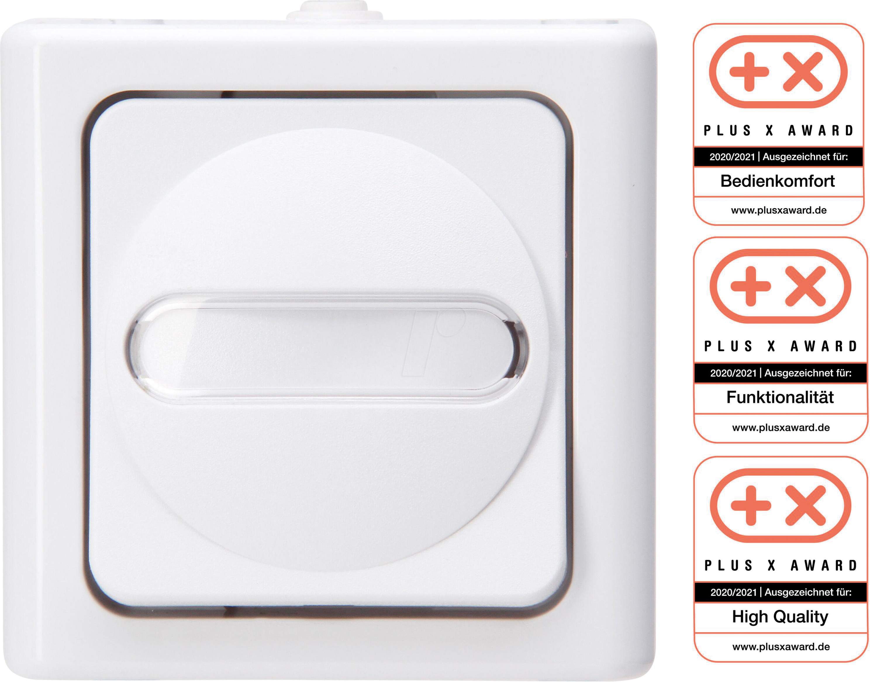 EL BE 560702000 - BLUE ELECTRIC - Kreuzschalter, arktisweiß