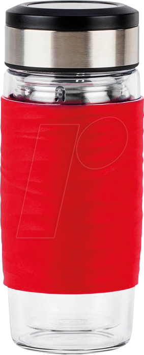 EMSA N2080400 - emsa Isolierbecher TEA MUG rot 0,4 l