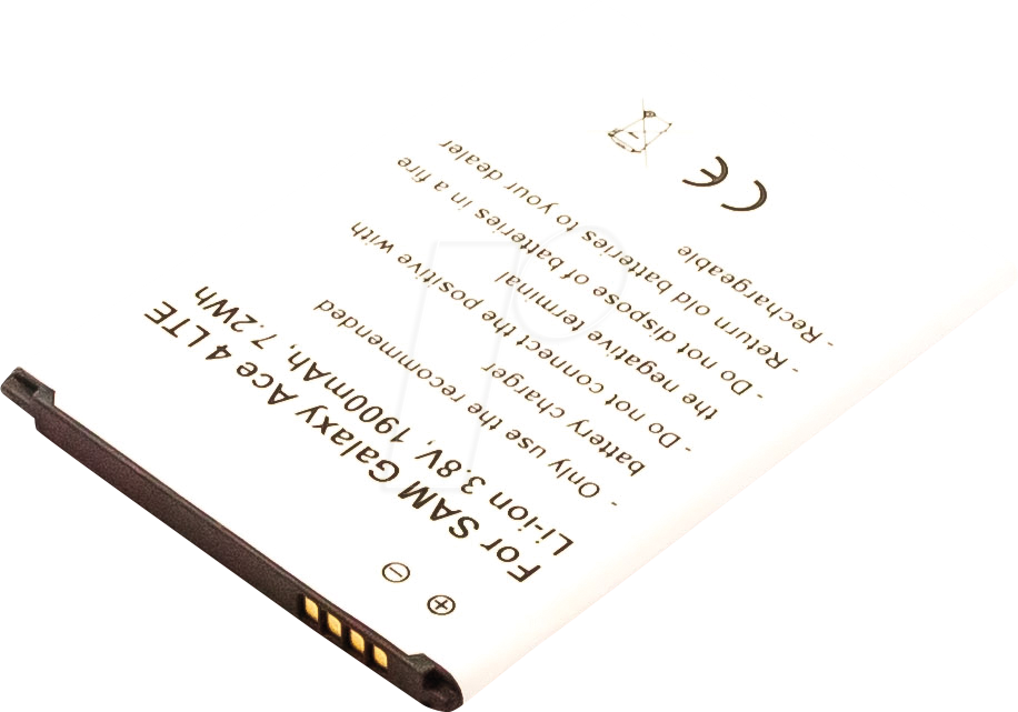 AKKU 13255 - Smartphone-Akku für Samsung-Geräte, Li-Ion, 1900 mAh