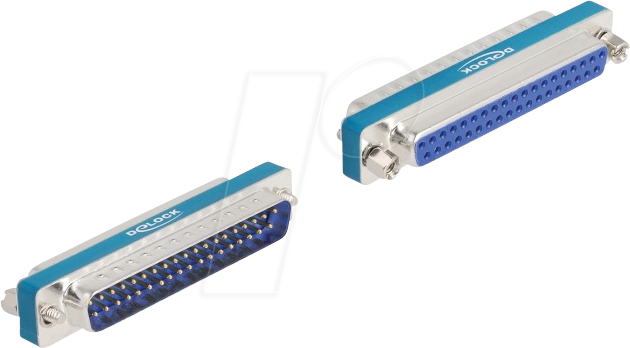 DELOCK 66551 - HF/EMI Entstörfilter, D-Sub 37 Pin Stecker / Buchse, Tiefpass