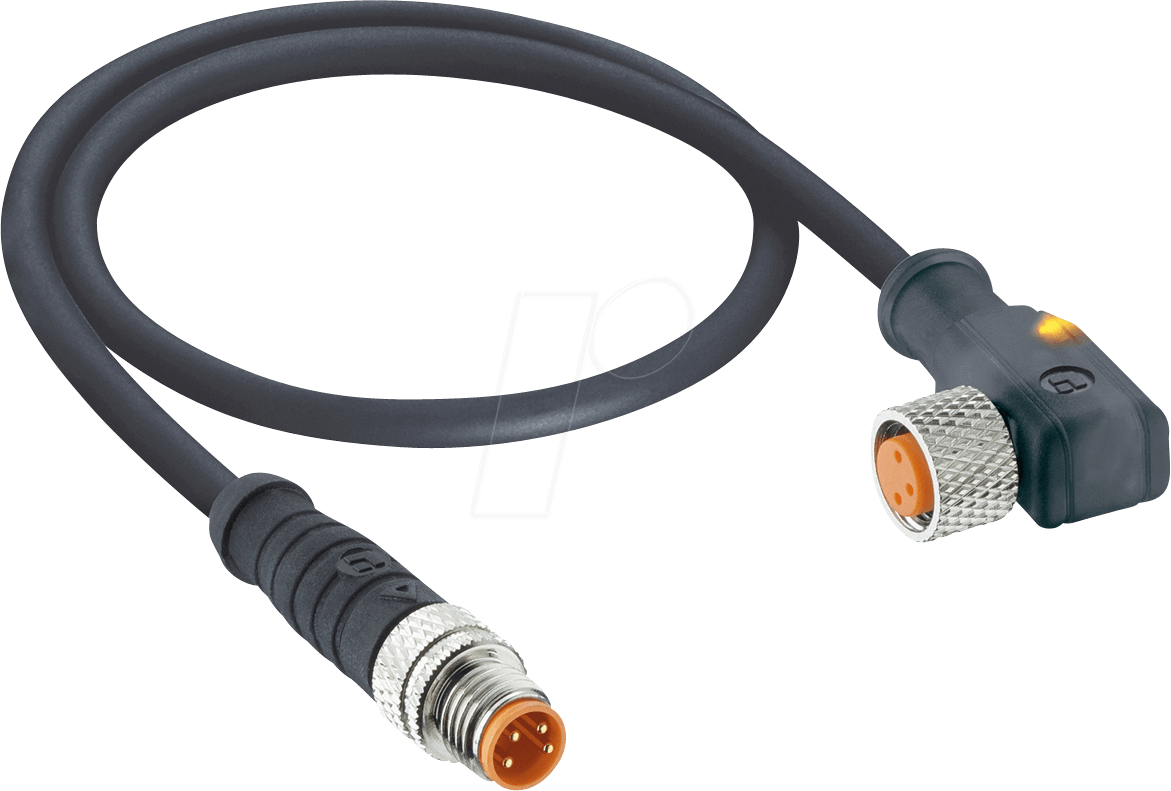 LUT 0810 L1 3 5 - Sensorleitung, M8, 3 pol, St > Ku, 5 m