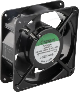 SUN DP200A-212-1 - Axiallüfter, 120x120x38mm, 230V, 165m³/h, 45dBA