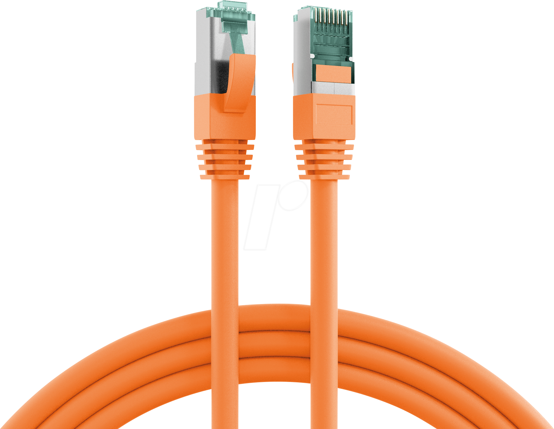 Thumbnail - EFB MK600110O - RJ45 Patchkabel Cat.6a S/FTP LSZH orange 10 m