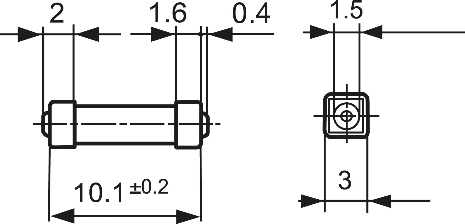 UMT 2,5A - 2,5A SMD-Sicherung