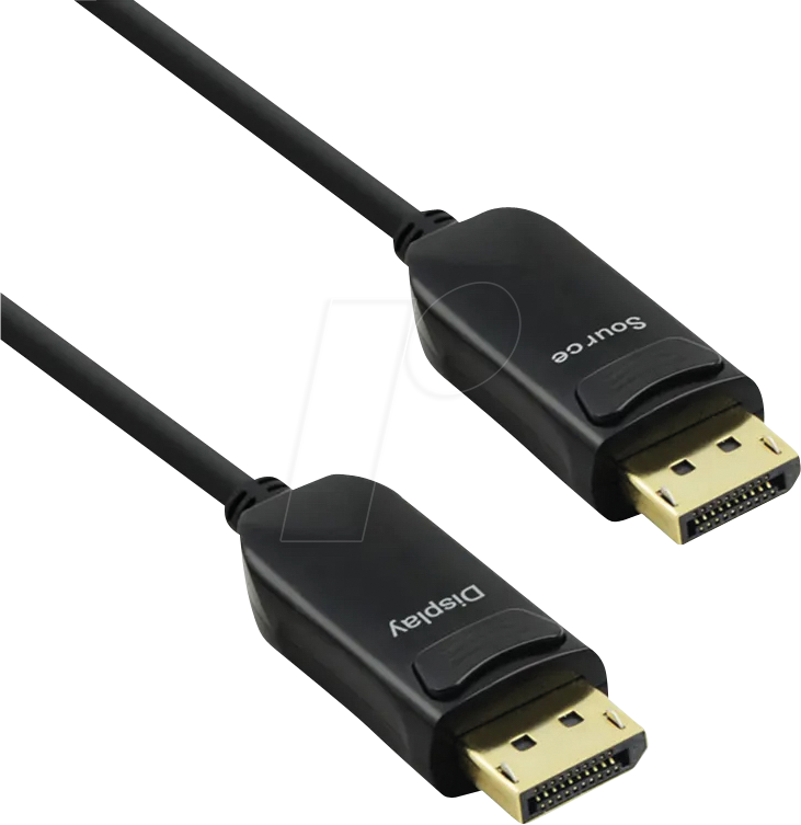 Thumbnail - VALUE 14993467 - DisplayPort 1.4 AOC Kabel, 8K 60 Hz, 20 m