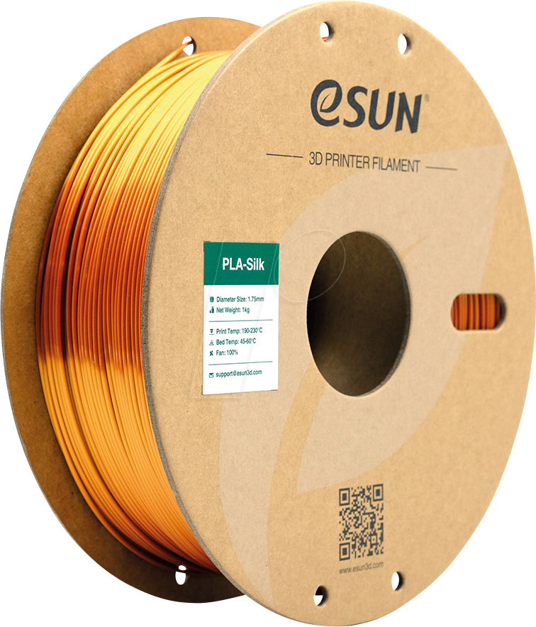 ESUN 72204287 - Filament, PLA-Silk, 1,75 mm, kupfer, 1 kg