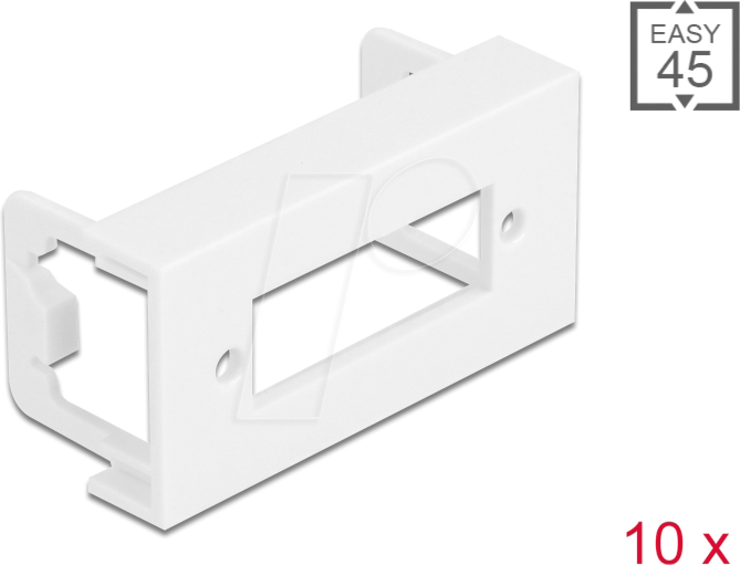 Thumbnail - DELOCK 81374 - Easy 45 Modulblende Rechteck, 45 x 22,5 mm 10 Stück