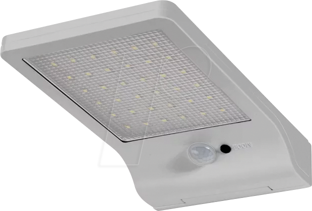 LDV 075267862 - LED-Solarleuchte DoorLED Solar Silver, 320 lm, IP44, Sensor