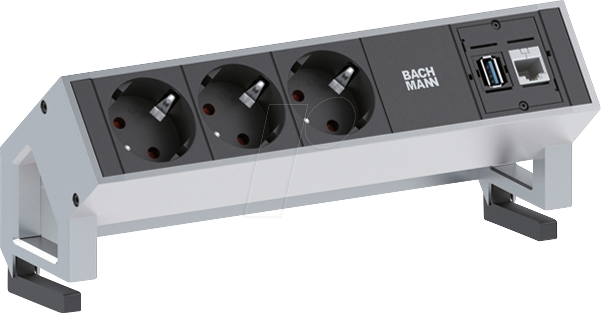 BACH 902.501 - DESK2 3x CEE7/3 1x CAT6A 1x USB