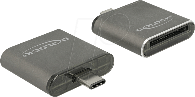 DELOCK 91498 - Card Reader, extern, USB 3.1, Type-C, SD