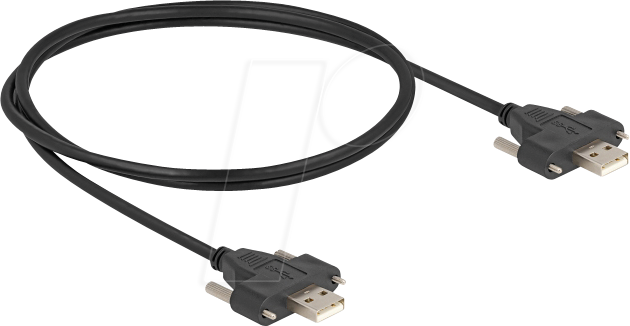 DELOCK 80479 - USB 2.0 Kabel, A Stecker, 1,0 m, schraubbar