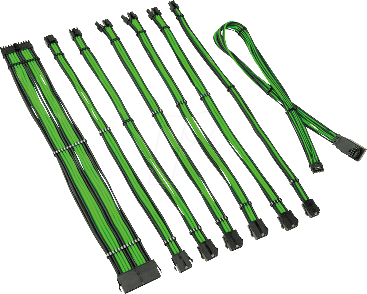 KOLINK 05778 - Kolink Core Pro Kabelset 12V-2x6 Typ 1 - grün