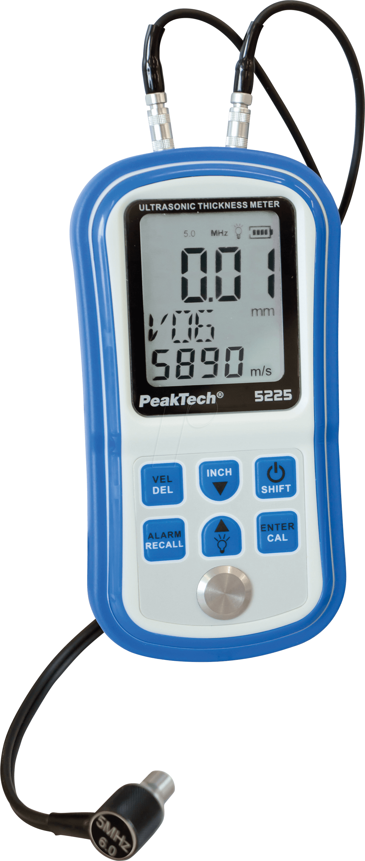 PEAKTECH 5225 - Materialstärkenmessgerät, Ultraschall