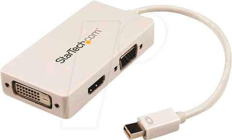 ST MDP2VGDVHDW - DisplayPort Adapter, Mini DP Stecker auf VGA /HDMI / DVI