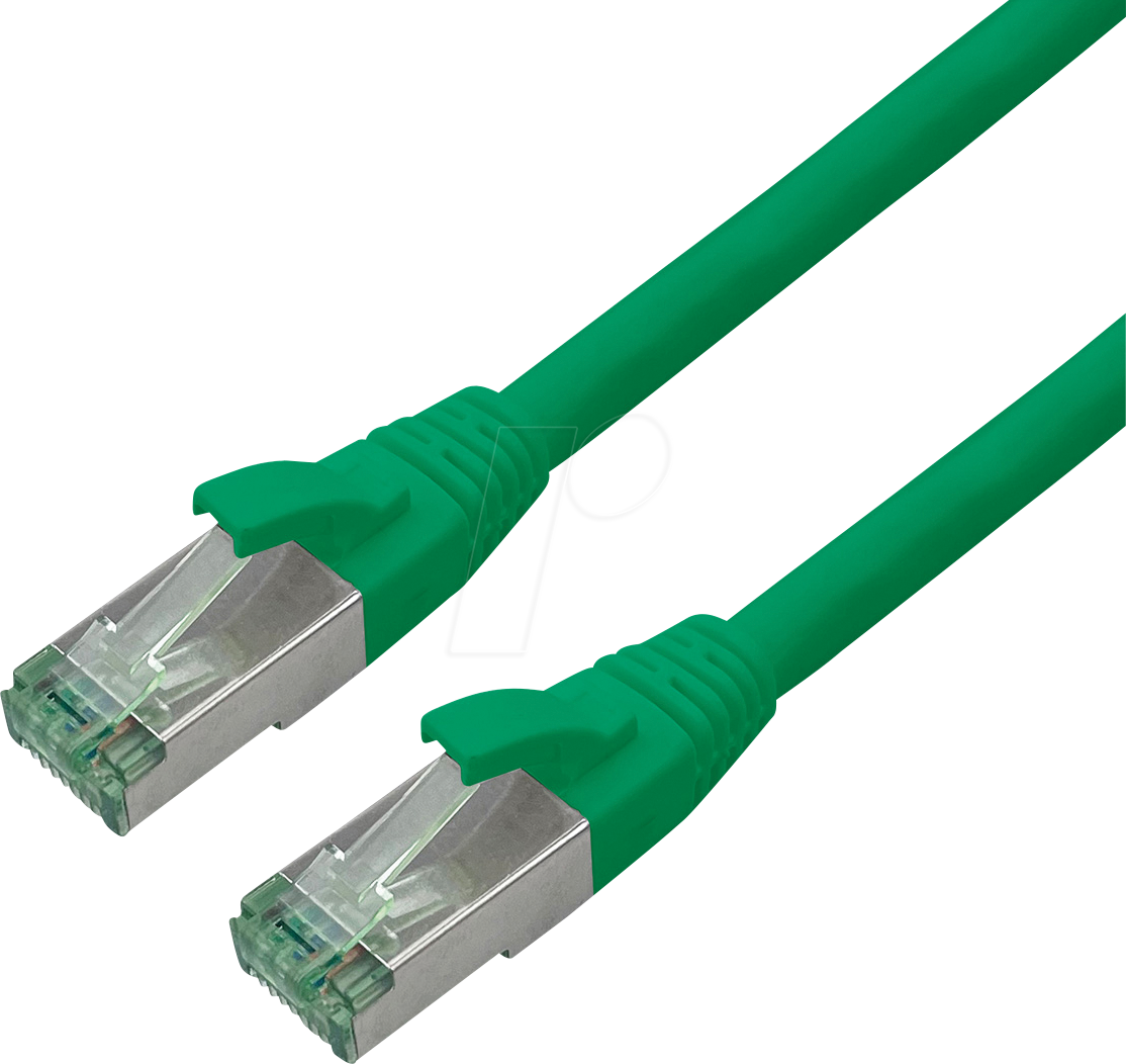 ROLINE 21453233 - Patchkabel Cat.6a S/FTP (PiMF), grün, 3 m