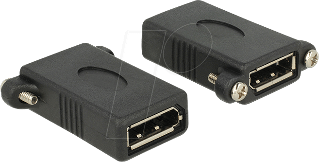 DELOCK 85123 - DisplayPort Adapter Einbau, DP 1.1 Buchse auf DP Buchse
