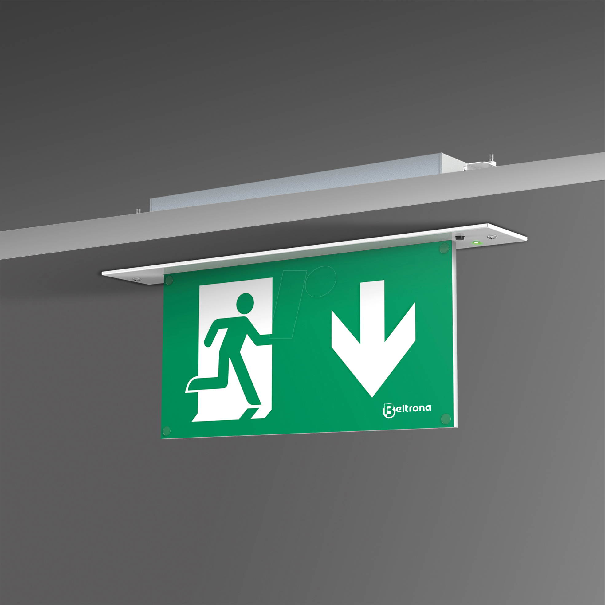 MEXM 82506 - LED-Fluchtweg-Leuchte, Notleuchte, Deckeneinbaumontage