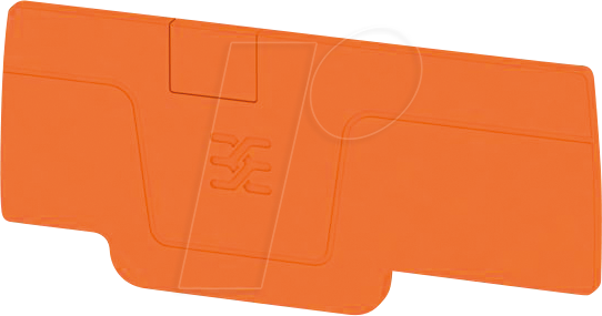 AEP 3C 2.5 OR - Abschlussplatte A-Serie, orange
