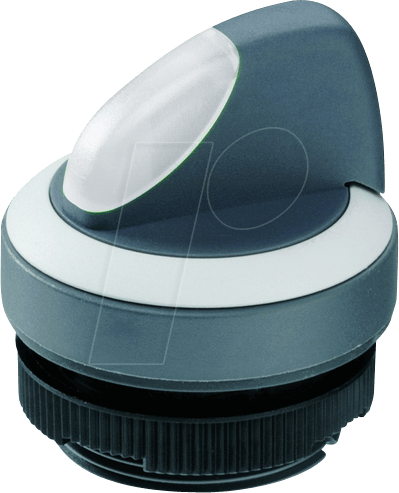 RAFI 39.42.27 - FS+ 22 - Wahlschalter - rund, sw, 1x90°, Form V, bel