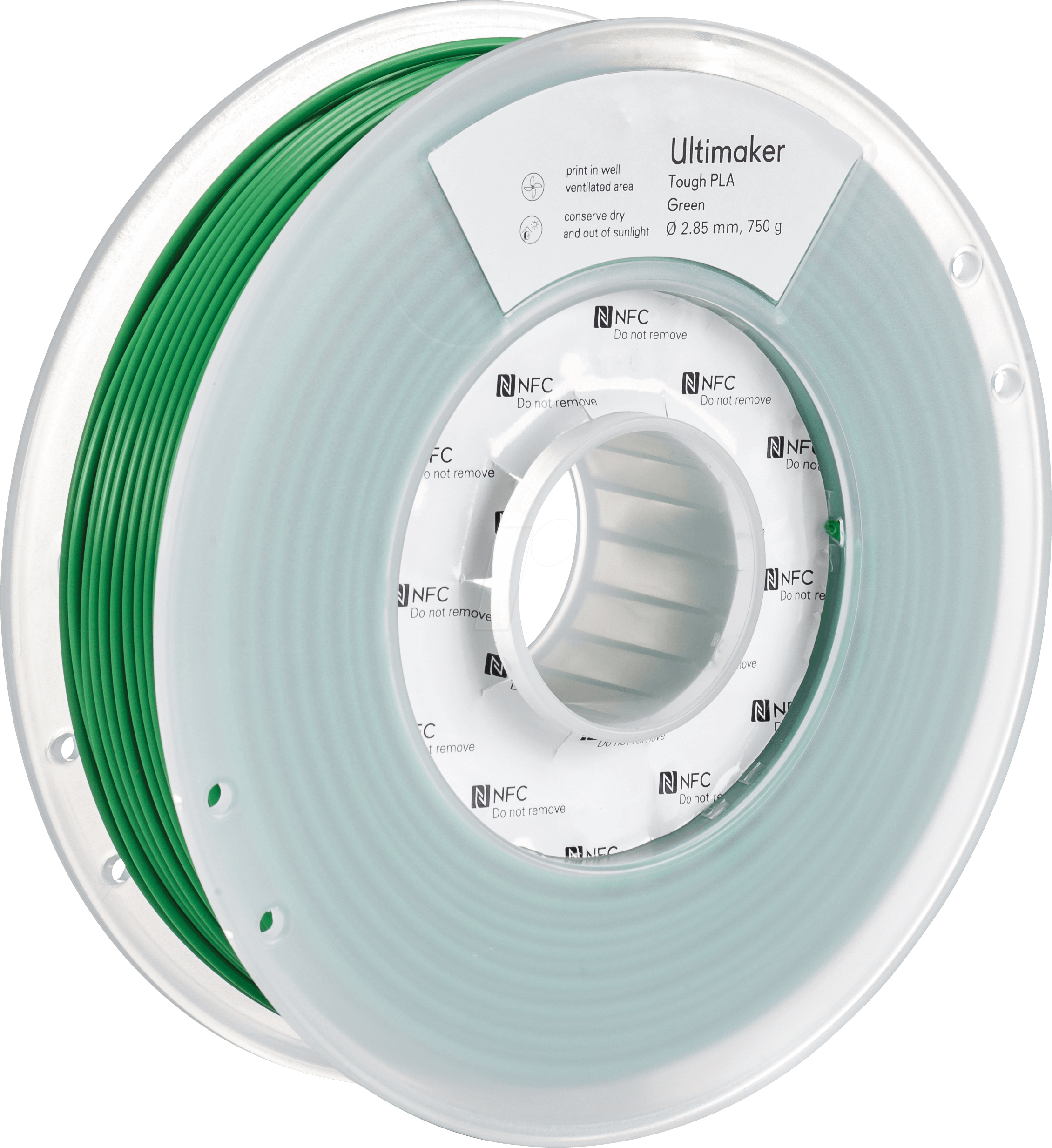 ULTIMAKER 77686 - Filament, Tough, PLA, M0777, grün, 750 g