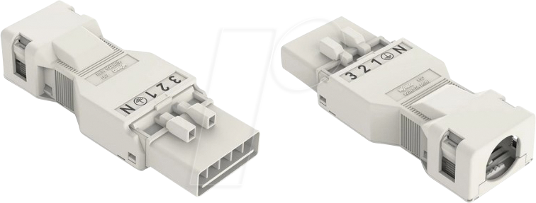 WAGO 890-135 - WINSTA® MINI, Stecker 5-pol, mit Zugentlastungsgehäuse