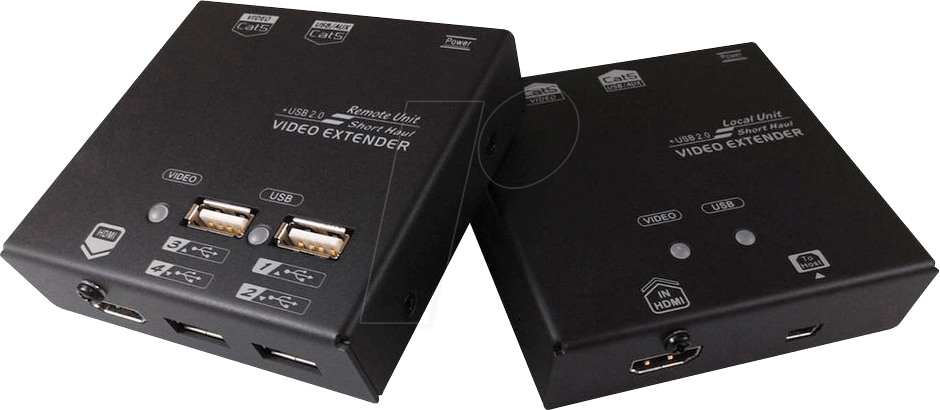 VALUE 14993041 - HDMI/USB KVM Extender über Cat.5e/6 60 Meter