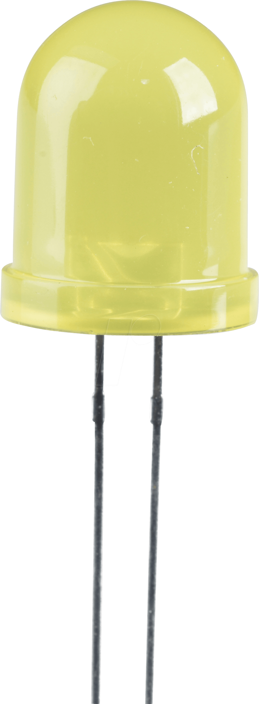 LED 10MM GE - LED, 10 mm, bedrahtet, gelb, 50 mcd, 60°