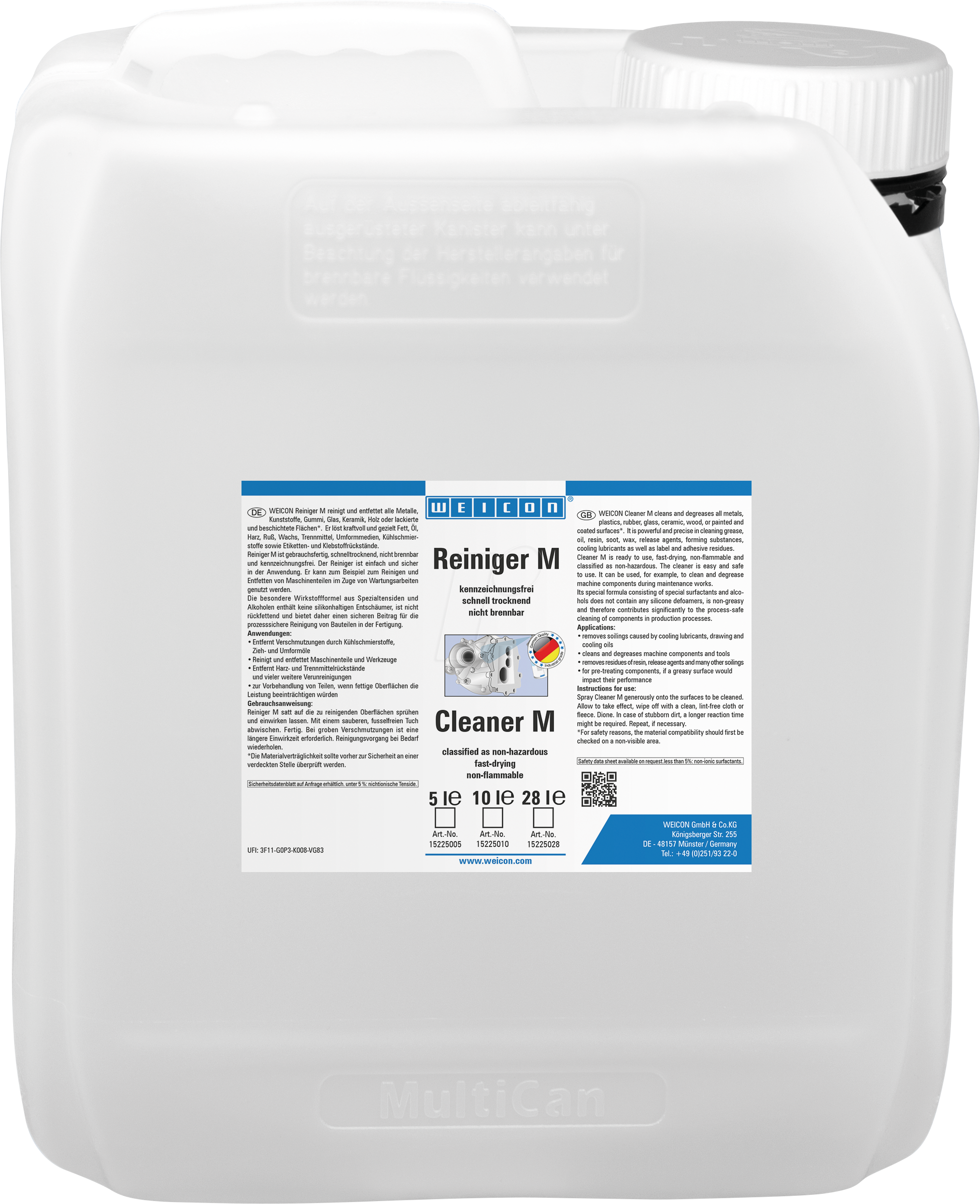 WEICON 15225005 - WEICON Reiniger M