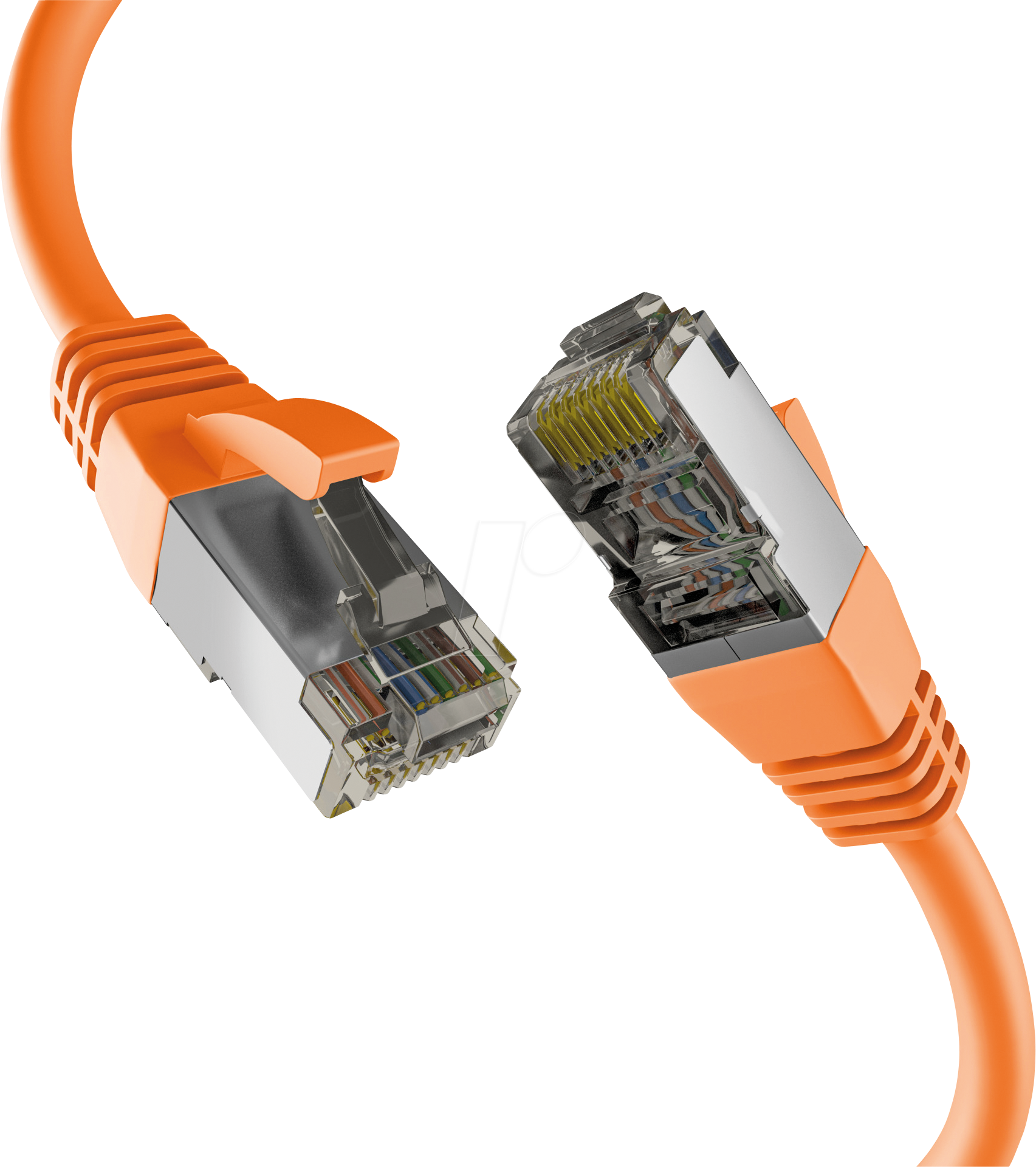 EFB EC020200284 - Patchkabel, Cat.8.1, S/FTP PiMF, 2000 MHz, 7,5 m, orange