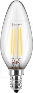 Thumbnail - BLULAXA 48969 - LED Filament Lampe C35 E14 6,5W 810 lm WW
