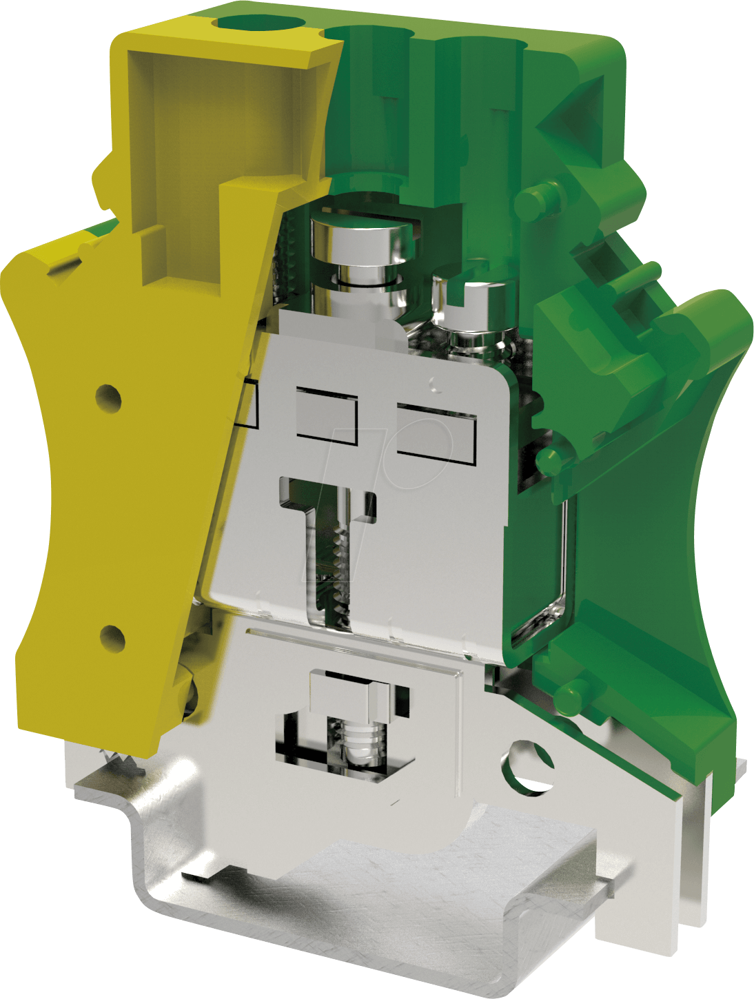 PC16 GG - Reihenklemme PC16, 16 mm², grün-gelb