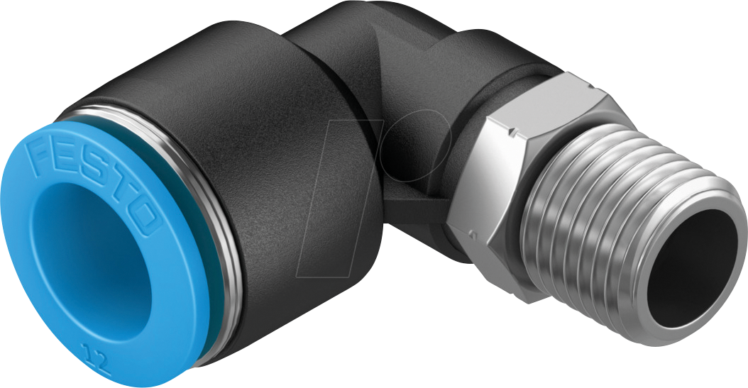 FESTO 164981 - Steckverschraubung, L-Form, mit Außensechskant, R1/4 Ø 12 mm