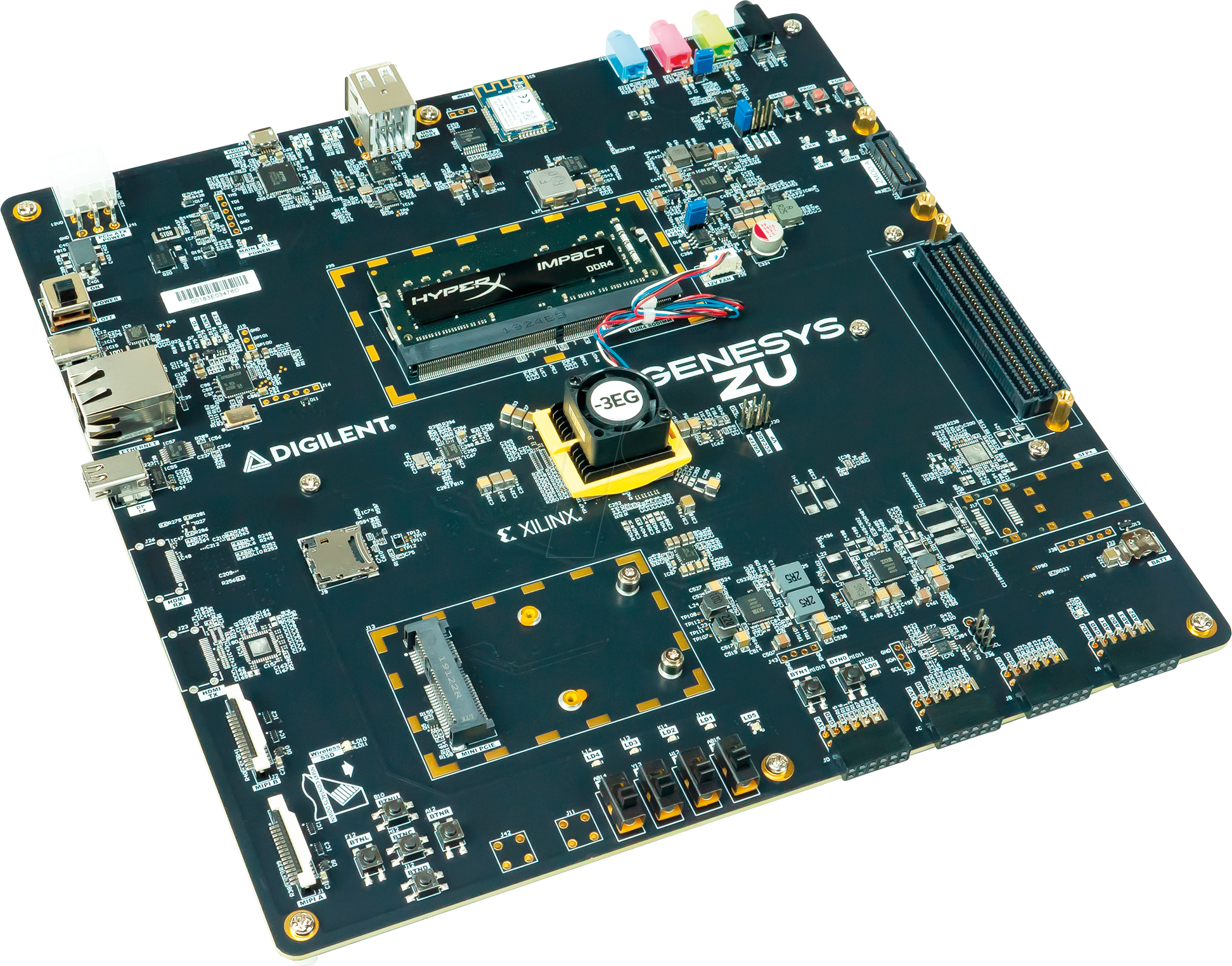 DIG 410-383-5EV - Genesys ZU-5EV: Zynq Ultrascale+ MPSoC Entwicklungsboard