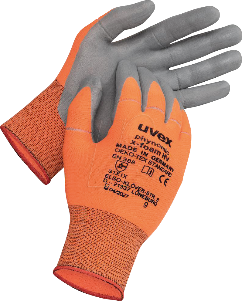 Thumbnail - UVEX 6005409 - Schutzhandschuh uvex phynomic x-foam HV 60054 Größe 9