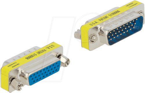 DELOCK 65111 - Adapter HD/DB 26Pin Stecker / Buchse, Portschoner