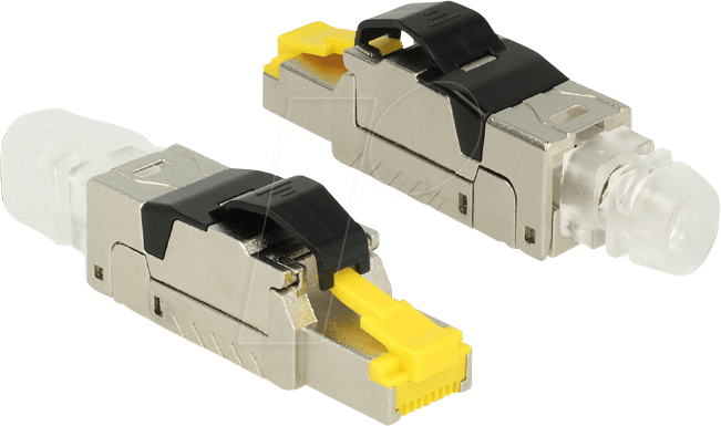 DELOCK 86485 - RJ45 Stecker feldkonfektionierbar Cat.8.1 Metall