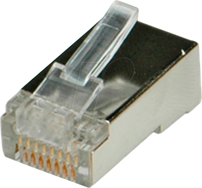 ROLINE 12011089 - Modularstecker Cat.5e geschirmt, 10er Pack