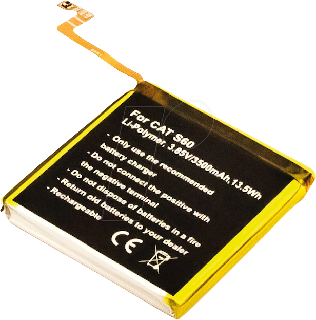 AKKU 13404 - Smartphone-Akku für CAT-Geräte, Li-Po, 3500 mAh