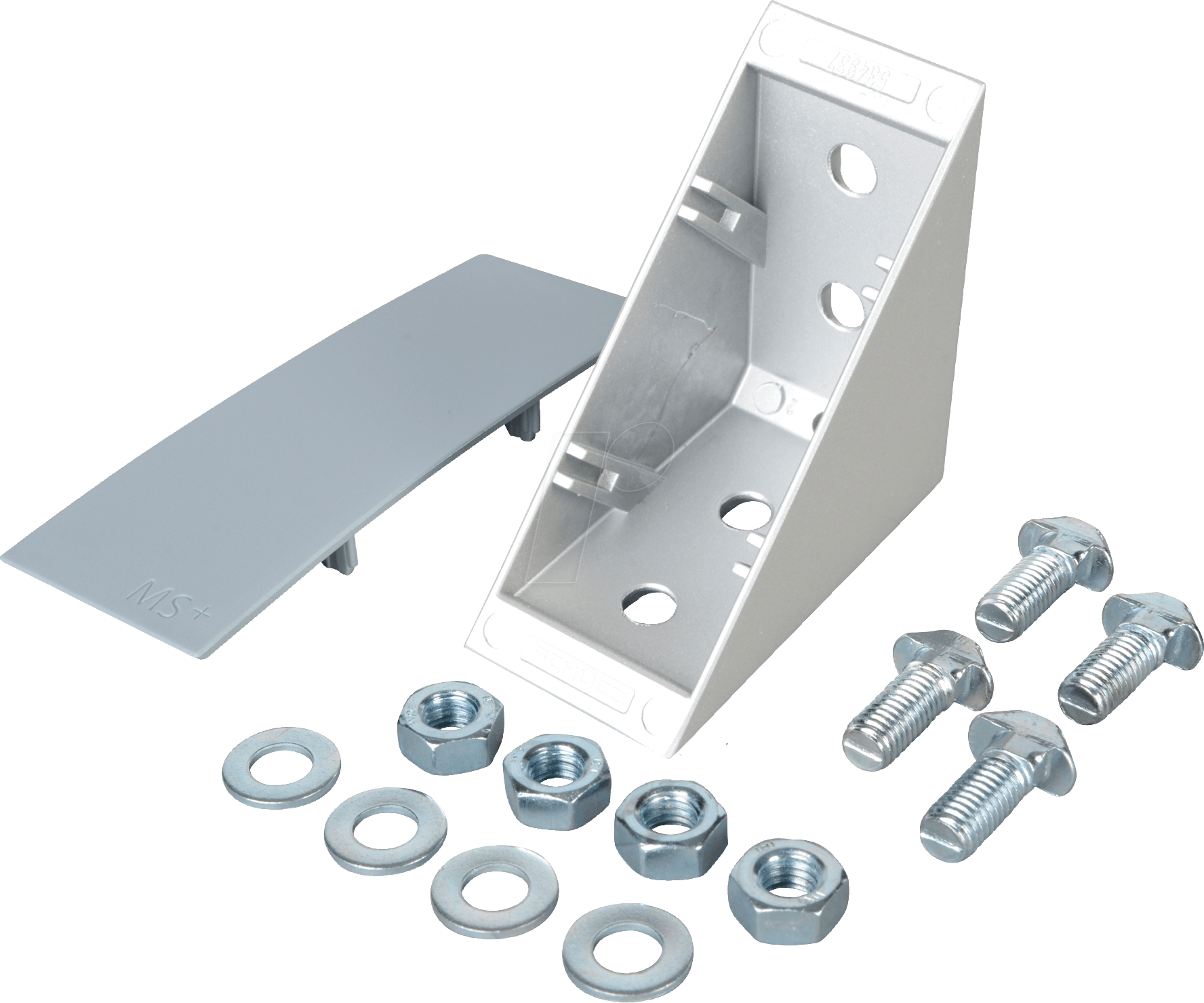 MS40 VERBEK40X80 - Verbinder Eck 40+ komplett 40x80, si