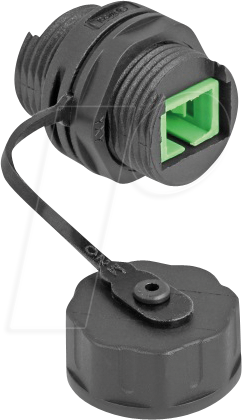 DELOCK 88032 - LWL Verbinder SC Simplex Buchse / Buchse, Verschlusskappe, IP68