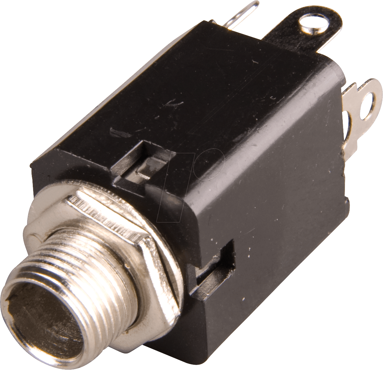 EBMSV 63 - Klinkeneinbaubuchse, 6,3 mm, Mono, 2-pol