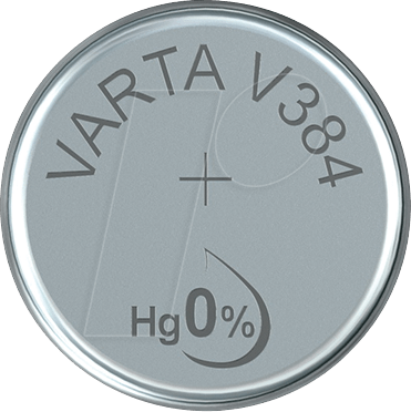 VAR 384 - Silberoxid-Knopfzelle, V 384, 40 mAh, 7,9 x 3,6 mm