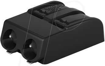 WAGO 2061-622 - SMD-Leiterplattenklemme, RM 6 mm, 2-pol, sw